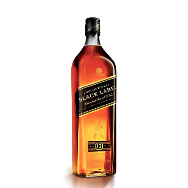 Litro Whisky Sello Negro Johnnie Walker 750 ml