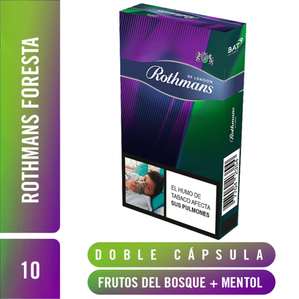 CIGARRILLOS ROTHMANS FORESTA 10'S